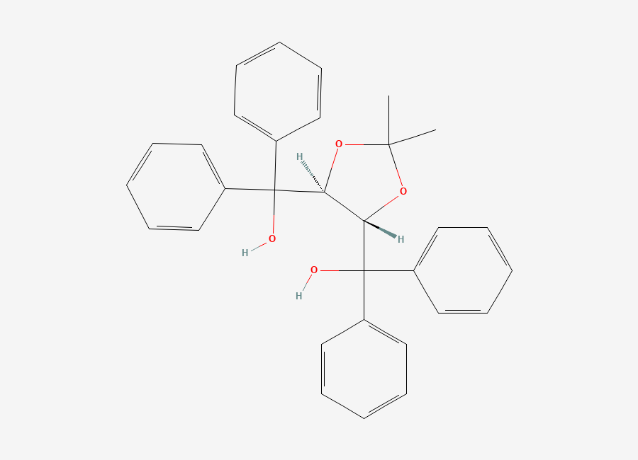 Two-dimensional chemical structure of (S,S)-Taddol
