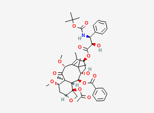 Two-dimensional chemical structure of Cabazitaxel