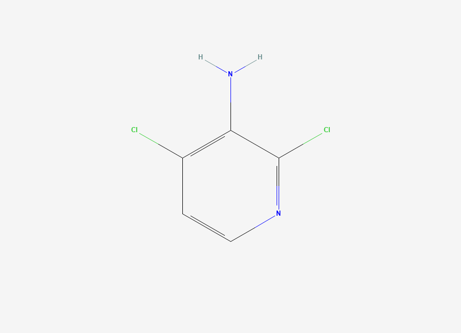 Two-dimensional chemical structure of 2,4-Dichloropyridin-3-amine