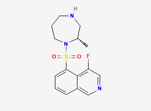 Two-dimensional chemical structure of Ripasudil, CAS 223645-67-8