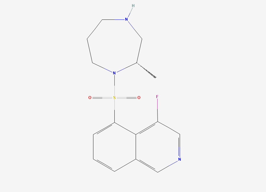 Two-dimensional chemical structure of Ripasudil, CAS 223645-67-8