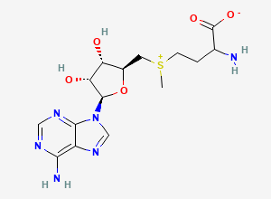 Two-dimensional chemical structure of S-Adenosyl-DL-methionine