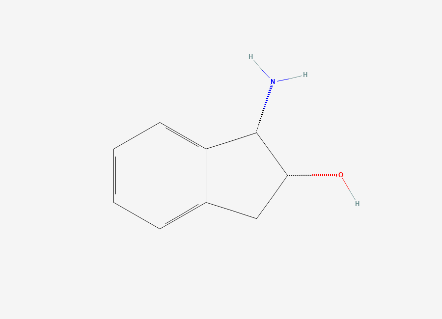 Two-dimensional chemical structure of (1S,2R)-(-)-1-Amino-2-indanol