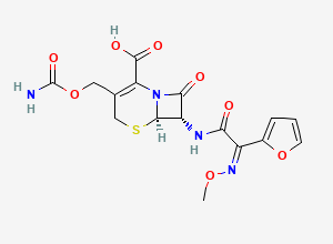 Two-dimensional chemical structure of (6R,7S)-Cefuroxime Isomer
