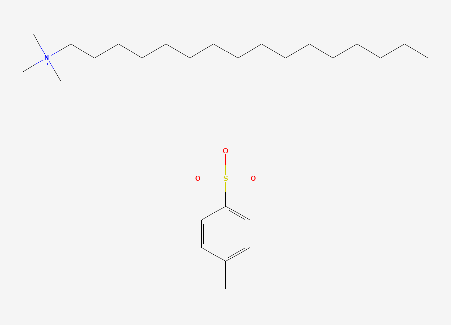 Two-dimensional chemical structure of Trimethylcetylammonium p-toluenesulfonate