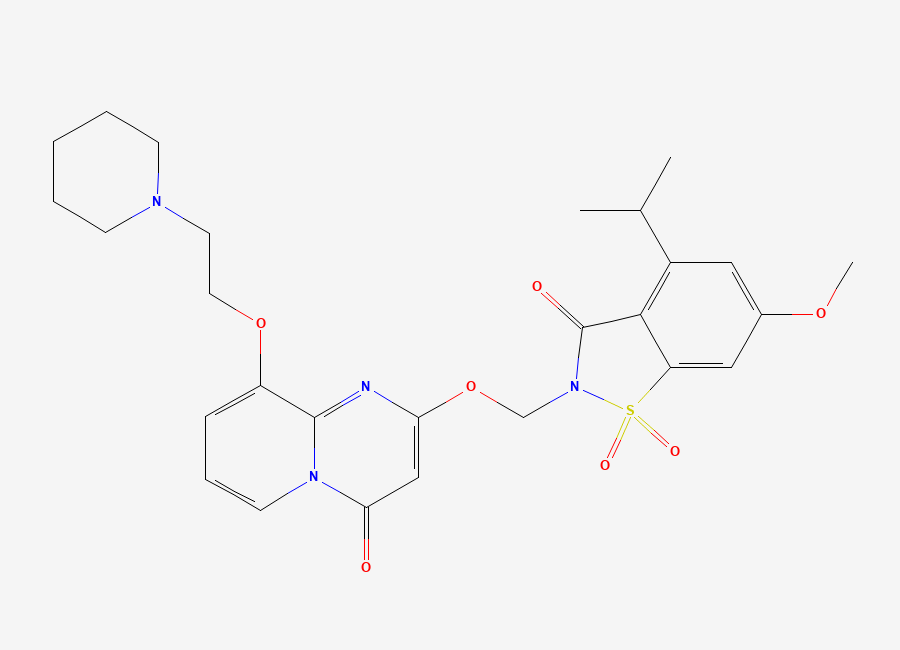 Two-dimensional chemical structure of Ssr-69071