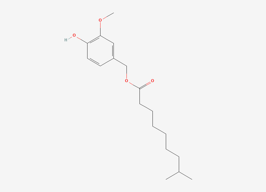 Two-dimensional chemical structure of Dihydrocapsiate