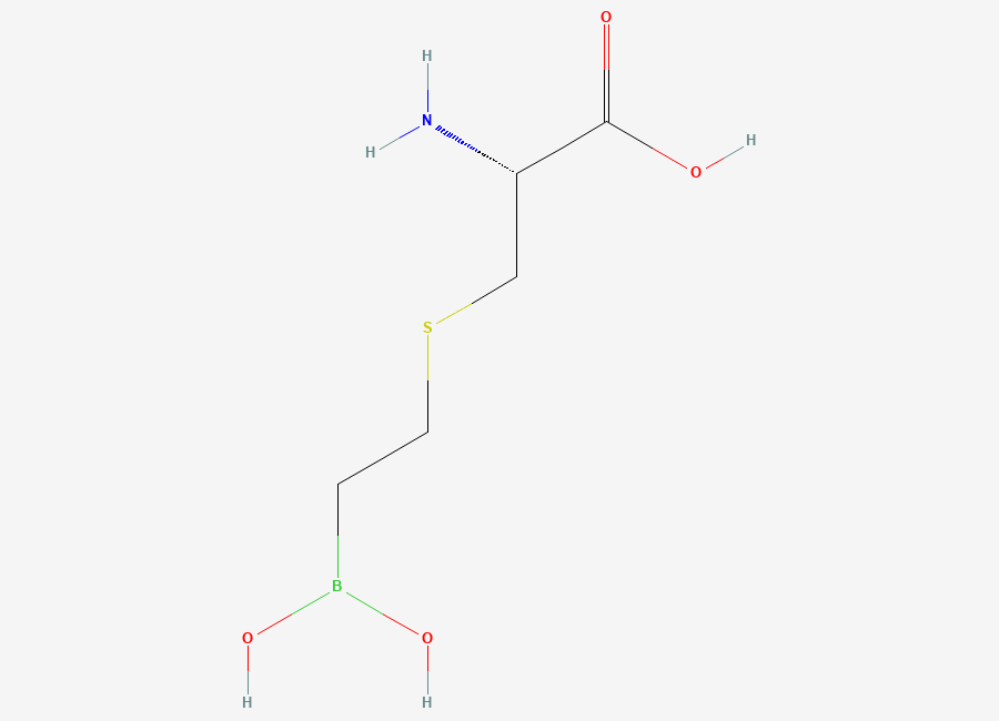 Two-dimensional chemical structure of S-(2-boronoethyl)-L-cysteine