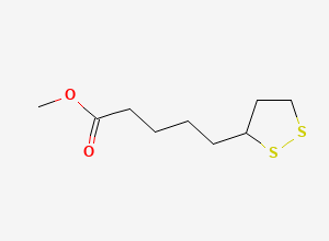 Two-dimensional chemical structure of Methyl 5-(dithiolan-3-yl)pentanoate