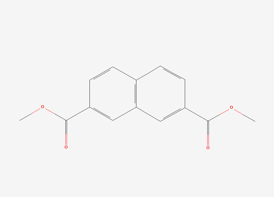 Two-dimensional chemical structure of 2,7-Dimethyl 2,7-naphthalenedicarboxylate