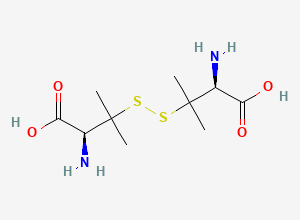 Two-dimensional chemical structure of D-Penicillamine disulfide