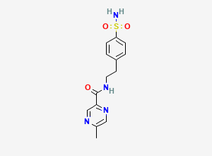 Two-dimensional chemical structure of Glipizide EP Impurity A, CAS 33288-71-0