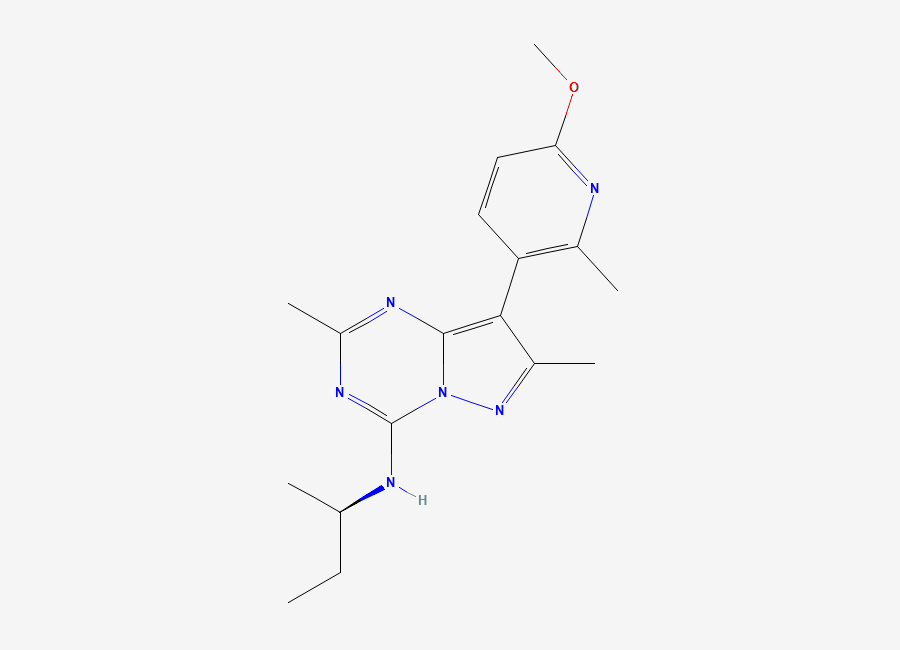 Two-dimensional chemical structure of Pexacerfont