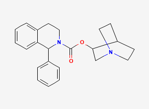 Two-dimensional chemical structure of Solifenacin EP Impurity F, CAS 774517-20-3