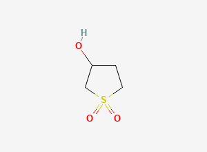 Two-dimensional chemical structure of 3-Hydroxysulfolane