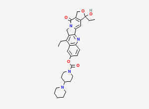 Two-dimensional chemical structure of Irinotecan Impurity 3, CAS 143490-54-4
