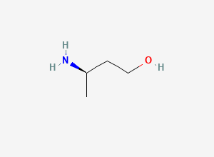Two-dimensional chemical structure of (3R)-3-Amino-1-butanol