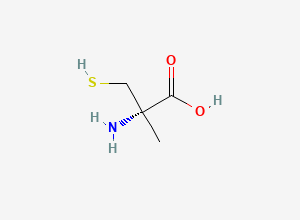 Two-dimensional chemical structure of (S)-Alpha-methylcysteine
