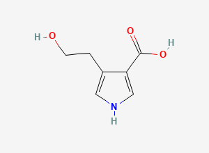 Two-dimensional chemical structure of Clavulanate Potassium EP Impurity D / Pyrrolic Acid Derivative, CAS 404839-11-8