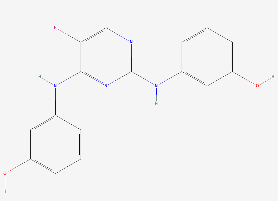 Two-dimensional chemical structure of R-112