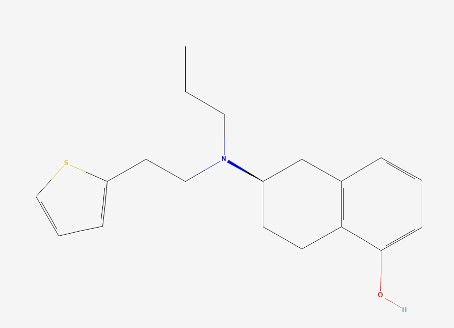 Two-dimensional chemical structure of Rotigotine EP Impurity A (Free Base), CAS 112835-48-0