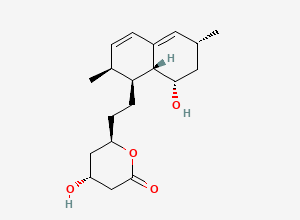 Two-dimensional chemical structure of Monacolin J