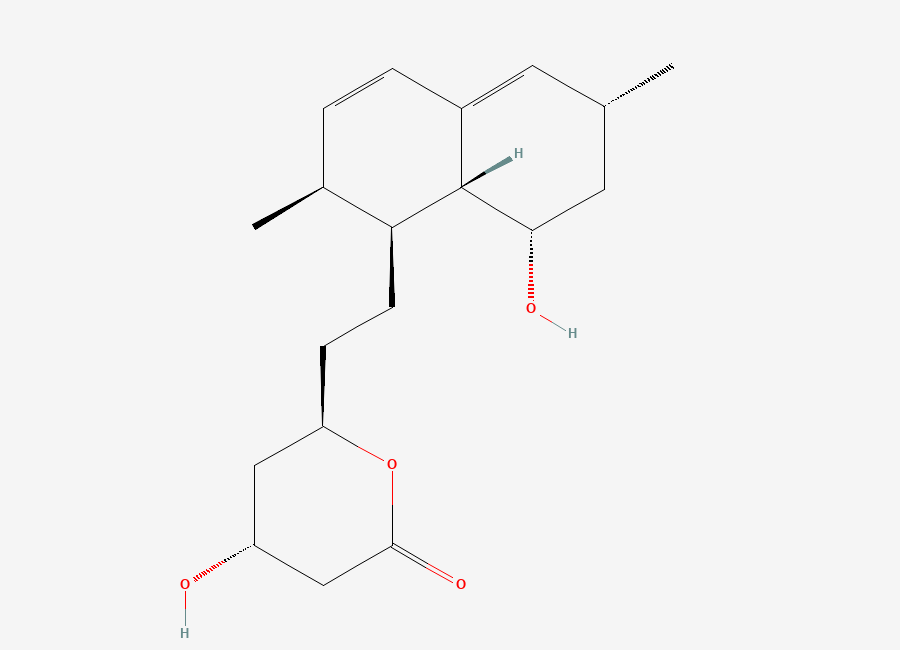 Two-dimensional chemical structure of Monacolin J