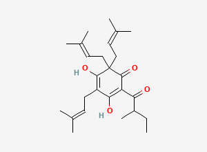 Two-dimensional chemical structure of Adlupulone