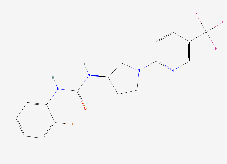 Two-dimensional chemical structure of Sb-705498
