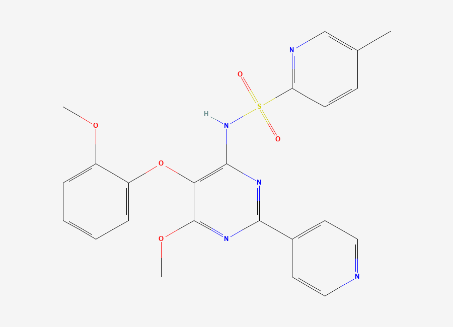 Two-dimensional chemical structure of Avosentan