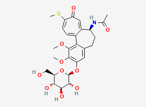 Two-dimensional chemical structure of Thiocolchicoside, CAS 602-41-5