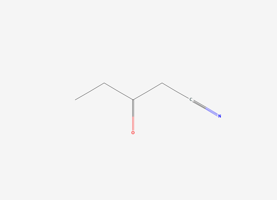 Two-dimensional chemical structure of 3-Oxopentanenitrile