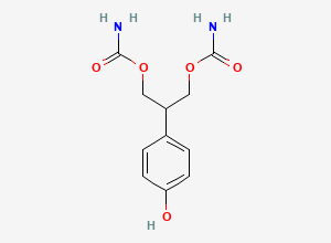 Two-dimensional chemical structure of 4-Hyrdroxy Felbamate, CAS 109482-28-2