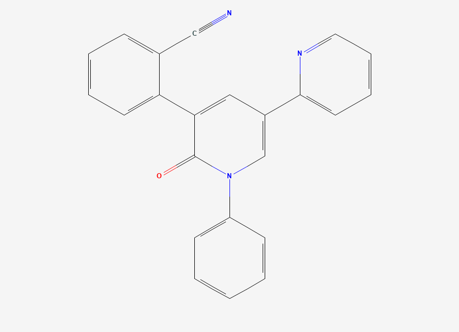 Two-dimensional chemical structure of Perampanel