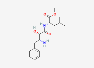 Two-dimensional chemical structure of Bestatin Methyl Ester, CAS 65322-89-6
