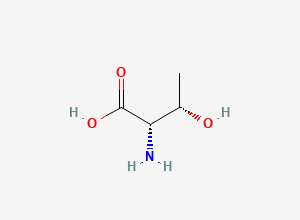 Two-dimensional chemical structure of Allothreonine, L-