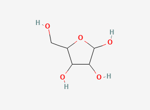 Two-dimensional chemical structure of Pentofuranose