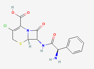 Two-dimensional chemical structure of Cefaclor Impurity 15