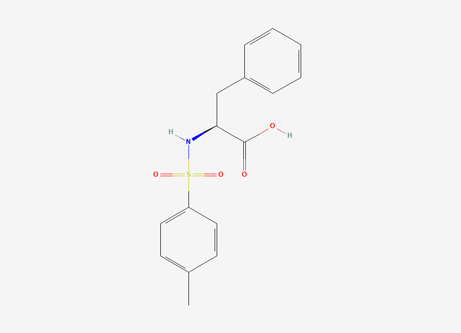 Two-dimensional chemical structure of N-((4-Methylphenyl)sulfonyl)-L-phenylalanine