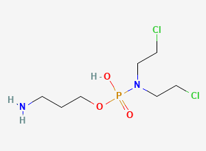 Two-dimensional chemical structure of Cytoxyl amine, CAS 3308-51-8