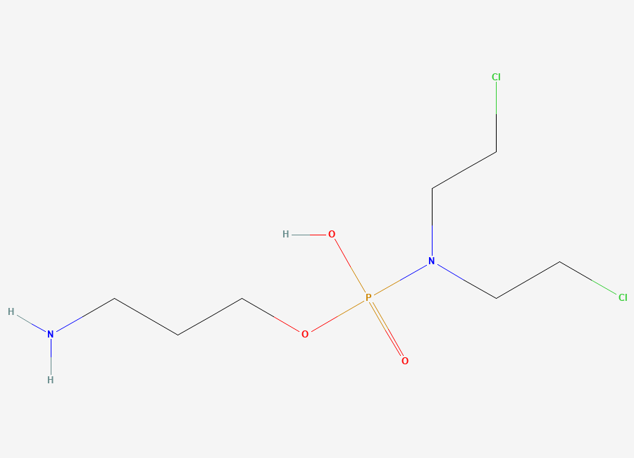 Two-dimensional chemical structure of Cytoxyl amine, CAS 3308-51-8