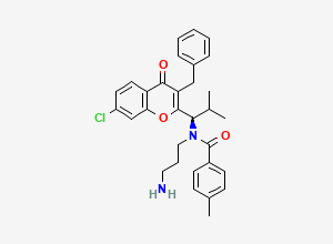 Two-dimensional chemical structure of Sb-743921