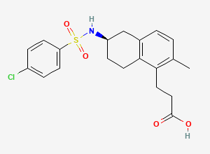 Two-dimensional chemical structure of Terutroban