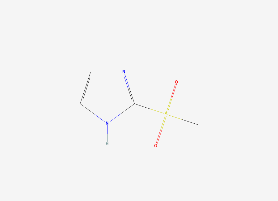 Two-dimensional chemical structure of 2-(Methylsulfonyl)imidazole