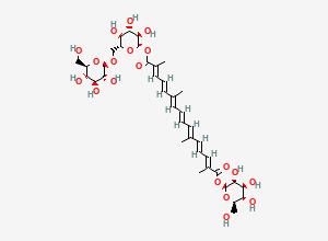 Two-dimensional chemical structure of Crocin 2