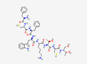 Two-dimensional chemical structure of Octreotide Impurity 1, CAS 205652-45-5