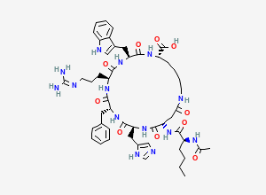 Two-dimensional chemical structure of Bremelanotide