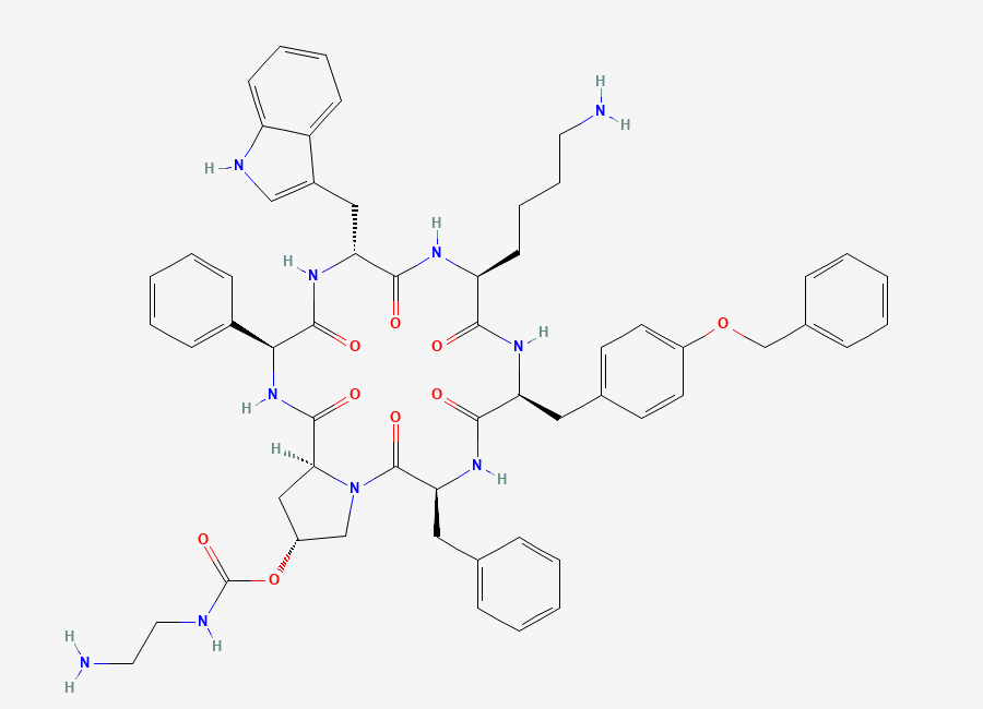 Two-dimensional chemical structure of Pasireotide
