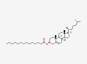 Two-dimensional chemical structure of Cholesteryl myristate