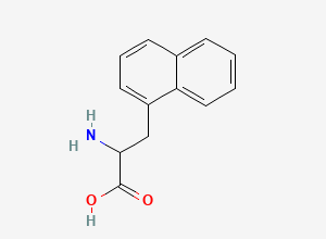 Two-dimensional chemical structure of 1-Naphthylalanine